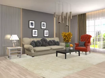 Wool Oushak Chobi Oriental Area Rug 9x12