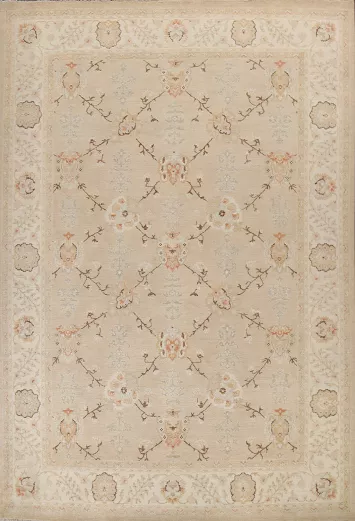 Vegetable Dye Oushak Chobi Wool Area Rug 9x12