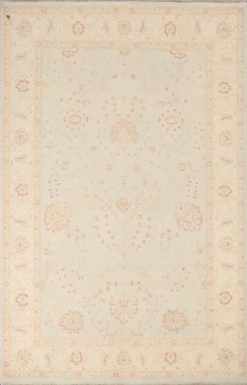 Vegetable Dye Peshawar Chobi Wool Area Rug 6x8