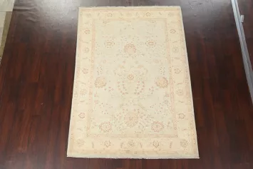 Vegetable Dye Peshawar Chobi Handmade Area Rug 6x8