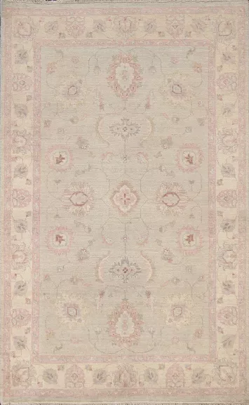 Vegetable Dye Peshawar Chobi Handmade Area Rug 4x6