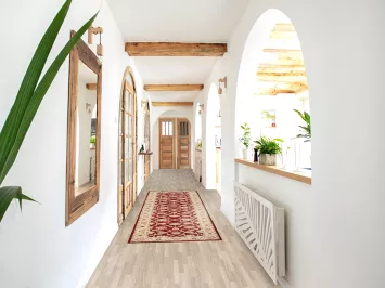 Vegetable Dye Peshawar Chobi Wool Runner Rug 3x10