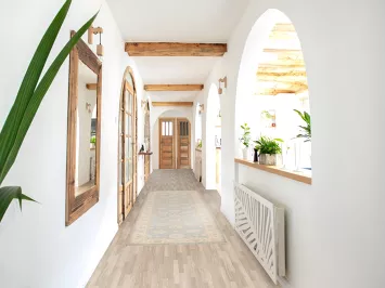 Vegetable Dye Peshawar Chobi Handmade Runner Rug 3x10