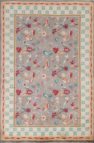 Vegetable Dye Ziegler Handmade Area Rug 4x6