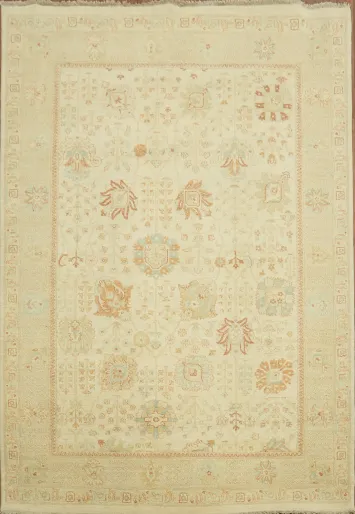 Vegetable Dye Peshawar Chobi Wool Area Rug 5x8