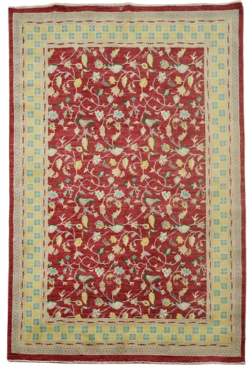 Vegetable Dye Ziegler Wool Area Rug 6x8