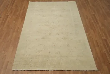 Vegetable Dye Peshawar Chobi Oriental Area Rug 6x8