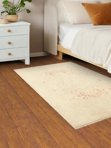 Vegetable Dye Peshawar Chobi Wool Handmade Rug 3x5