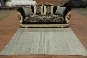 Handmade Contemporary Wool Area Rug 5x8