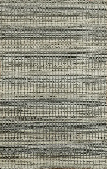 Chic Gray and Beige Stripes Rug for Timeless Elegance 5x8