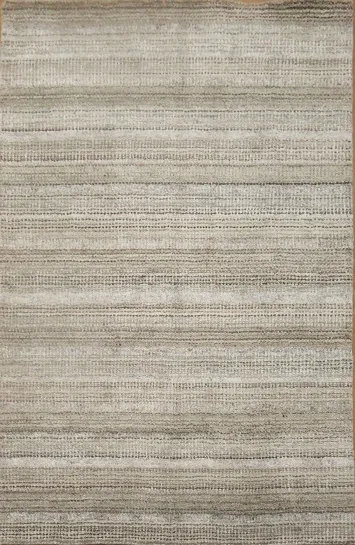 Handmade Contemporary Wool Area Rug 5x8