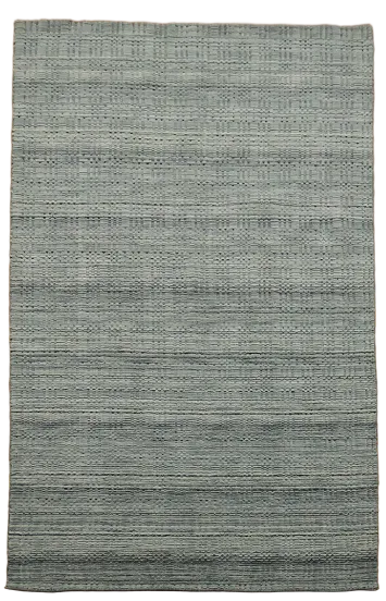Modern Blue Rug with Subtle Stripes for Any Decor Style 5'x8'