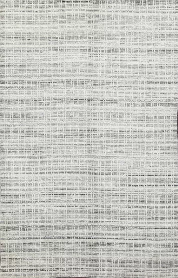 Checkered Gabbeh Wool Area Rug 5x8