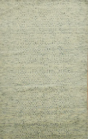 Modern Gabbeh Wool Area Rug 5x8