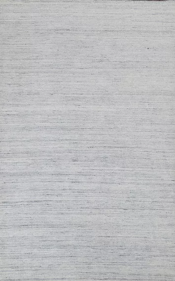 Modern Gabbeh Wool Area Rug 5x8