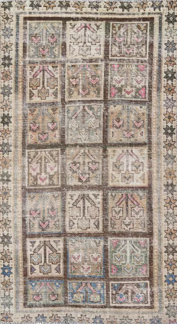 Garden Design Bakhtiari Persian Area Rug 4x7