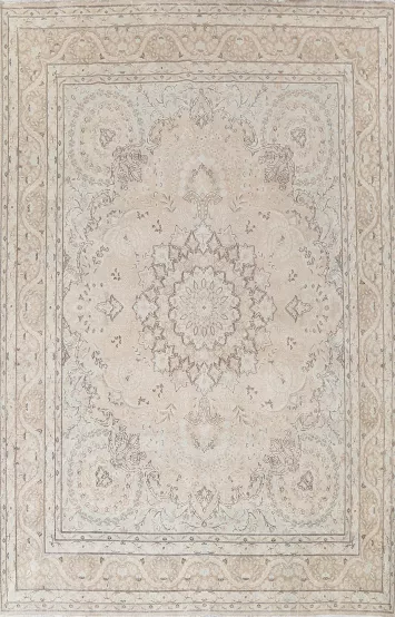 Vintage Wool Kerman Persian Area Rug 10x13