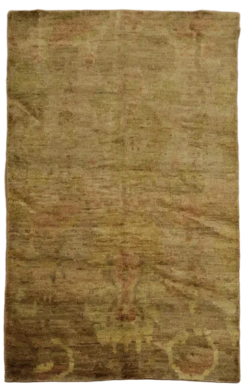 Handmade Oushak Jute/ Wool Area Rug 5x8