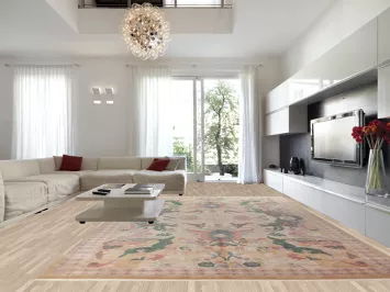 Victorian Style Handmade Nepalese Large Wool Rug 12x18