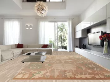 Vegetable Dye Nepalese Large Wool Rug 12x18