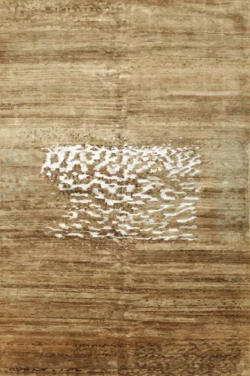 Handmade Contemporary Oriental Area Rug 5x8