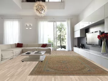 Traditional Large Kashan Persian Area Rug 10x15