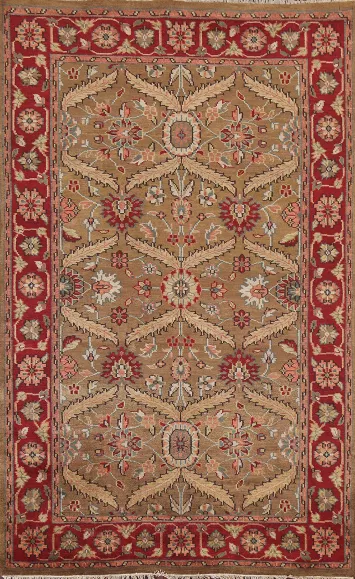 Handmade Wool Agra Oriental Area Rug 6x9