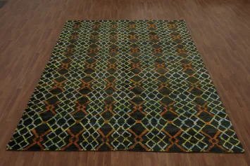 Geometric Moroccan Handmade Area Rug 8x11