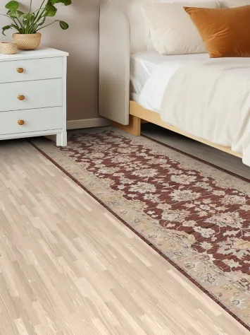 Vegetable Dye Peshawar Wool Runner Rug 3x13