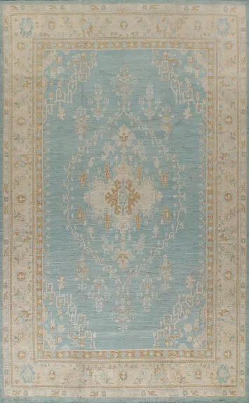 Vegetable Dye Oushak Oriental Area Rug 10x14
