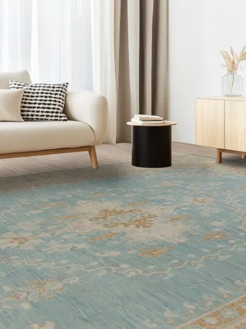 Vegetable Dye Oushak Oriental Area Rug 10x14