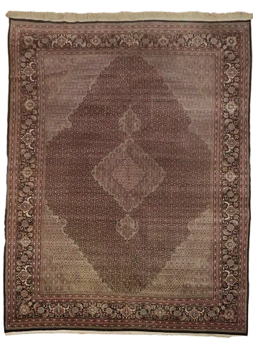 Vegetable Dye Traditional Tabriz Mahi Persian Area Rug.  9x12