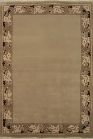 Vegetable Dye Nepalese Oriental Area Rug 9x12