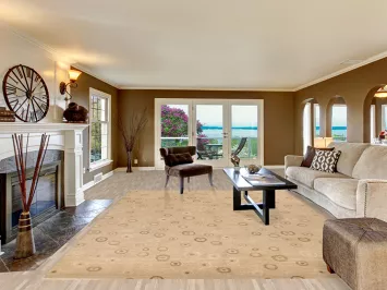 Vegetable Dye Nepalese Wool Area Rug 9x12