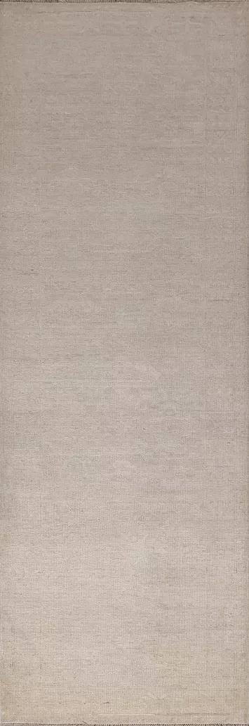 Vegetable Dye Wool Oushak Turkish Runner 3x10