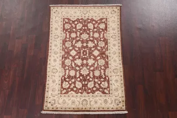 Vegetable Dye Chobi Peshawar Wool Accent Rug 3x5