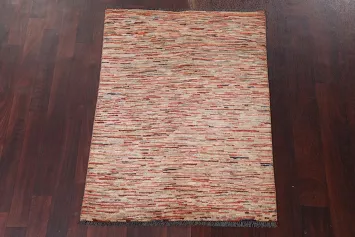 Contemporary Gabbeh Kashkoli Handmade Rug 3x4