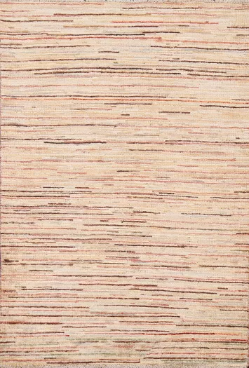 Striped Gabbeh Kashkoli Handmade Wool Rug 3x4