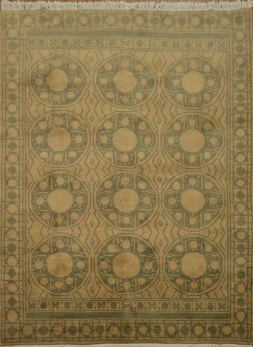 Vegetable Dye Nepalese Handmade Area Rug 6x9