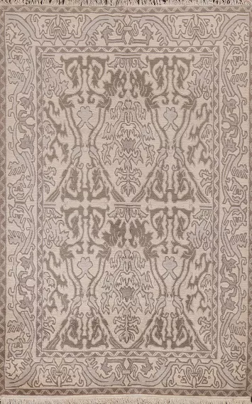 Vegetable Dye Nepalese Oriental Area Rug 6x9