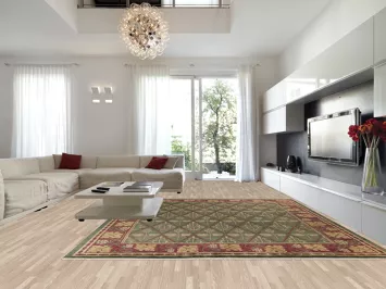 Vegetable Dye Large Nepalese Handmade Wool Rug 12x14