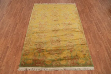 Vegetable Dye Nepalese Handmade Area Rug 6x9