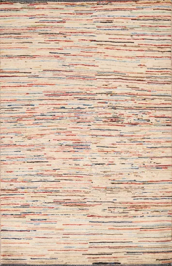 Handmade Gabbeh Kashkoli Wool Rug 3x5