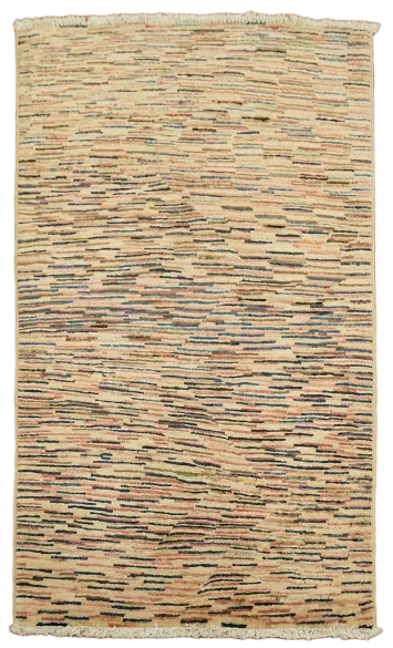 Handmade Gabbeh Kashkoli Wool Modern Rug 2x4