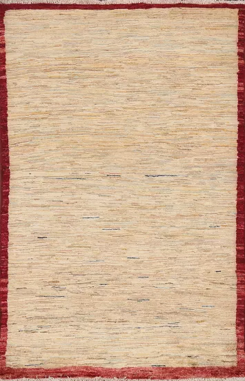 Handmade Gabbeh Kashkoli Wool Rug 3x5