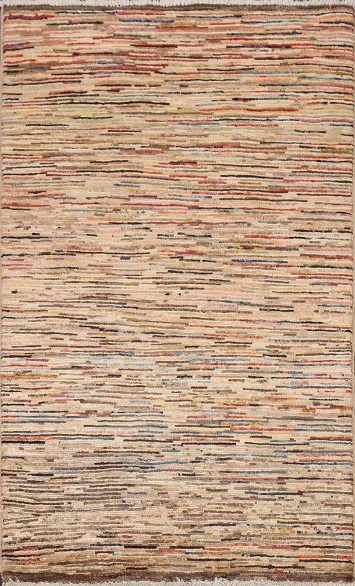 Wool Gabbeh Kashkoli Handmade Rug 3x4