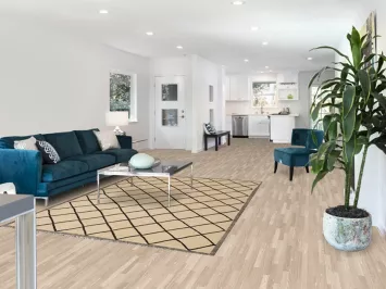 Natural Dye Trellis Kilim Wool Area Rug 6x8