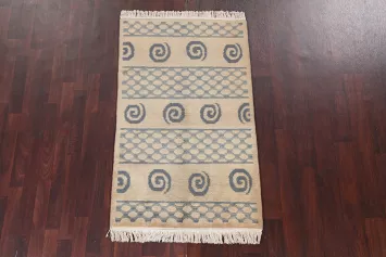 Handmade Nepalese Vegetable Dye Wool Rug 3x5