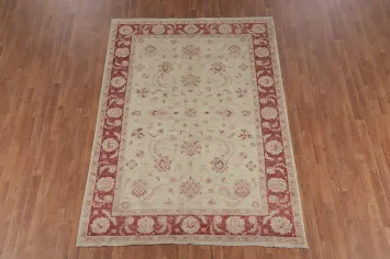 Vegetable Dye Chobi Peshawar Handmade Area Rug 6x8