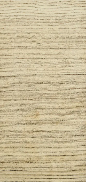 Striped Wool Gabbeh Kashkoli Wool Area Rug 5x10